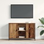 Mueble para TV de roble artesano 101x35x65 cm en madera elaborada y acero de , Muebles TV - Ref: Foro24-862925, Precio: 91,73...