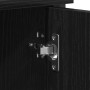 Cabinet para TV Roble Negro 101x35x65 cm Madera Elaborada y Acero de , Muebles TV - Ref: Foro24-862927, Precio: 98,57 €, Desc...