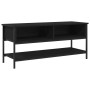 Mueble para TV Negro Roble 100x35x45 cm Madera elaborada y Acero de , Muebles TV - Ref: Foro24-862930, Precio: 64,83 €, Descu...