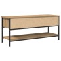 Cabinet de TV Artisan Roble 100x35x45 cm Madera engineered y Acero de , Muebles TV - Ref: Foro24-862929, Precio: 61,63 €, Des...