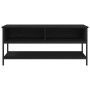 Mueble para TV Negro Roble 100x35x45 cm Madera elaborada y Acero de , Muebles TV - Ref: Foro24-862930, Precio: 64,83 €, Descu...