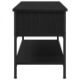 Mueble para TV Negro Roble 100x35x45 cm Madera elaborada y Acero de , Muebles TV - Ref: Foro24-862930, Precio: 64,83 €, Descu...