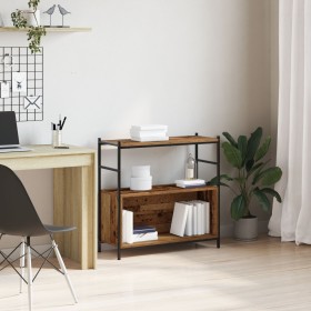 Estantería de Roble Ahumado 80x30x78,5 cm de Madera Ingeniería de , Librerías y estanterías - Ref: Foro24-862931, Precio: 59,...