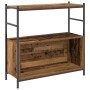 Estantería de Roble Ahumado 80x30x78,5 cm de Madera Ingeniería de , Librerías y estanterías - Ref: Foro24-862931, Precio: 59,...