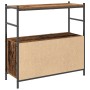 Estantería de Roble Ahumado 80x30x78,5 cm de Madera Ingeniería de , Librerías y estanterías - Ref: Foro24-862931, Precio: 59,...
