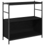 Cabinet de Libros Negro Roble 80x30x78,5 cm Madera Ingenierada de , Librerías y estanterías - Ref: Foro24-862933, Precio: 62,...