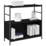 Cabinet de Libros Negro Roble 80x30x78,5 cm Madera Ingenierada de , Librerías y estanterías - Ref: Foro24-862933, Precio: 62,...