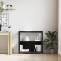 Cabinet de Libros Negro Roble 80x30x78,5 cm Madera Ingenierada de , Librerías y estanterías - Ref: Foro24-862933, Precio: 62,...