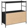 Cabinet de Libros Negro Roble 80x30x78,5 cm Madera Ingenierada de , Librerías y estanterías - Ref: Foro24-862933, Precio: 62,...
