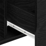 Aparador Negro de Roble 101,5x35x70 cm de Madera Elaborada de , Aparadores - Ref: Foro24-862934, Precio: 111,56 €, Descuento:...