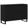 Mueble de almacenamiento Negro Roble 104x35x70 cm Madera Ingeniería de , Aparadores - Ref: Foro24-862935, Precio: 128,15 €, D...