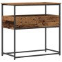Mesa Consola  Madera Vieja 75x40x75 cm Madera Ingenierizada y Acero | Foro24.es | Tu tienda online para hogar, jardín y más Foro24.es