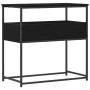 Mesa Consola  Negro Roble 75x40x75 cm Madera Ingenierizada y Acero | Foro24.es | Tu tienda online para hogar, jardín y más Foro24.es