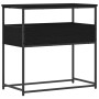 Mesa Consola  Negro Roble 75x40x75 cm Madera Ingenierizada y Acero | Foro24.es | Tu tienda online para hogar, jardín y más Foro24.es