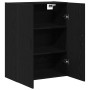 Armario de Pared Negro Roble 69,5x34x90 cm Madera Elaborada de , Aparadores - Ref: Foro24-862939, Precio: 85,58 €, Descuento: %
