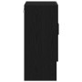 Armario de pared Negro Roble 60x31x70 cm Madera elaborada de , Taquillas y armarios de almacenamiento - Ref: Foro24-862941, P...