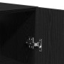 Armario de pared Negro Roble 60x31x70 cm Madera elaborada de , Taquillas y armarios de almacenamiento - Ref: Foro24-862941, P...