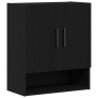 Gabinete de Pared de Roble Negro 60x31x70 cm en Madera Ingenierizada de , Taquillas y armarios de almacenamiento - Ref: Foro2...