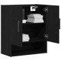Gabinete de Pared de Roble Negro 60x31x70 cm en Madera Ingenierizada de , Taquillas y armarios de almacenamiento - Ref: Foro2...