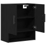 Gabinete de Pared de Roble Negro 60x31x70 cm en Madera Ingenierizada de , Taquillas y armarios de almacenamiento - Ref: Foro2...