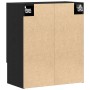 Gabinete de Pared de Roble Negro 60x31x70 cm en Madera Ingenierizada de , Taquillas y armarios de almacenamiento - Ref: Foro2...