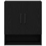Gabinete de Pared de Roble Negro 60x31x70 cm en Madera Ingenierizada de , Taquillas y armarios de almacenamiento - Ref: Foro2...