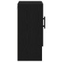 Gabinete de Pared de Roble Negro 60x31x70 cm en Madera Ingenierizada de , Taquillas y armarios de almacenamiento - Ref: Foro2...
