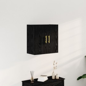 Comprar Armario de pared Negro Roble 60x31x70 cm