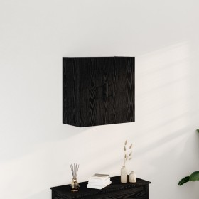 Armario de Pared Negro Roble 60x31x60 cm Madera Elaborada de , Taquillas y armarios de almacenamiento - Ref: Foro24-862945, P...