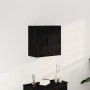 Armario de Pared Negro Roble 60x31x60 cm Madera Elaborada de , Taquillas y armarios de almacenamiento - Ref: Foro24-862945, P...