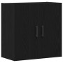 Armario de Pared Negro Roble 60x31x60 cm Madera Elaborada de , Taquillas y armarios de almacenamiento - Ref: Foro24-862945, P...