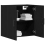 Armario de Pared Negro Roble 60x31x60 cm Madera Elaborada de , Taquillas y armarios de almacenamiento - Ref: Foro24-862945, P...