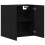 Armario de pared roble negro 60x31x60 cm madera elaborada de , Taquillas y armarios de almacenamiento - Ref: Foro24-862946, P...
