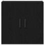 Armario de Pared Negro Roble 60x31x60 cm Madera Elaborada de , Taquillas y armarios de almacenamiento - Ref: Foro24-862945, P...