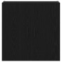 Armario de pared roble negro 60x31x60 cm madera elaborada de , Taquillas y armarios de almacenamiento - Ref: Foro24-862946, P...