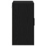 Armario de pared roble negro 60x31x60 cm madera elaborada de , Taquillas y armarios de almacenamiento - Ref: Foro24-862946, P...