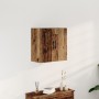 Cabinet montado en la pared de madera antigua 60x31,5x60 cm de madera ingeniería de , Taquillas y armarios de almacenamiento ...