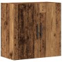 Cabinet montado en la pared de madera antigua 60x31,5x60 cm de madera ingeniería de , Taquillas y armarios de almacenamiento ...