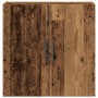 Cabinet montado en la pared de madera antigua 60x31,5x60 cm de madera ingeniería de , Taquillas y armarios de almacenamiento ...