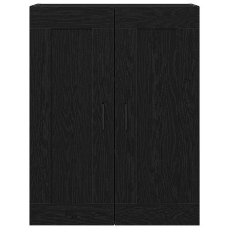 Armario de Pared Negro Roble 69,5x34x90 cm Madera de , Aparadores - Ref: Foro24-862951, Precio: 82,56 €, Descuento: %