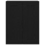 Armario de Pared Negro Roble 69,5x34x90 cm Madera de , Aparadores - Ref: Foro24-862951, Precio: 82,56 €, Descuento: %