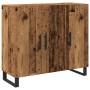 Sideboard con 3 puertas de madera vieja 90x34x80 cm de madera compuesta de , Aparadores - Ref: Foro24-862953, Precio: 111,30 ...