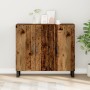 Sideboard con 3 puertas de madera vieja 90x34x80 cm de madera compuesta de , Aparadores - Ref: Foro24-862953, Precio: 111,30 ...