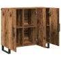 Sideboard con 3 puertas de madera vieja 90x34x80 cm de madera compuesta de , Aparadores - Ref: Foro24-862953, Precio: 111,30 ...