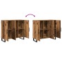 Sideboard con 3 puertas de madera vieja 90x34x80 cm de madera compuesta de , Aparadores - Ref: Foro24-862953, Precio: 111,30 ...