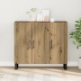 Sideboard con 3 puertas de roble artesano 90x34x80 cm de madera elaborada de , Aparadores - Ref: Foro24-862954, Precio: 110,0...