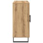 Sideboard con 3 puertas de roble artesano 90x34x80 cm de madera elaborada de , Aparadores - Ref: Foro24-862954, Precio: 110,0...