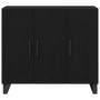 Aparador con 3 Puertas Negro Roble 90x34x80 cm Madera Elaborada de , Aparadores - Ref: Foro24-862955, Precio: 117,89 €, Descu...
