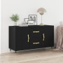 Aparador Negro de Roble 100x36x60 cm de Madera Elaborada | Foro24.es | Tu tienda online para hogar, jardín y más Foro24.es