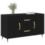 Aparador Negro de Roble 100x36x60 cm de Madera Elaborada | Foro24.es | Tu tienda online para hogar, jardín y más Foro24.es